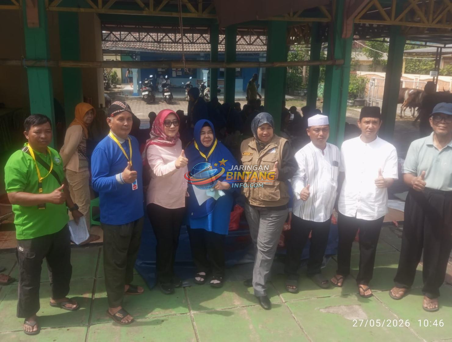 Camat Bekasi Timur Monitoring Pemotongan Hewan Qurban Di Duren Jaya IMG-20260527-WA0011